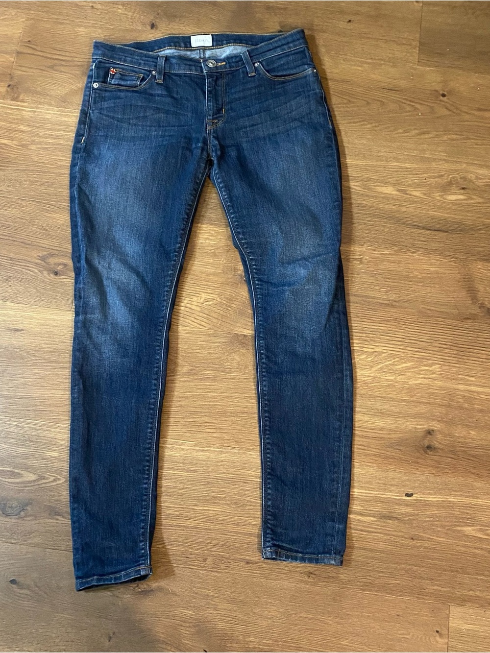 Hudson Krista Super Skinny Jeans 28 Dark Wash Stretch Denim